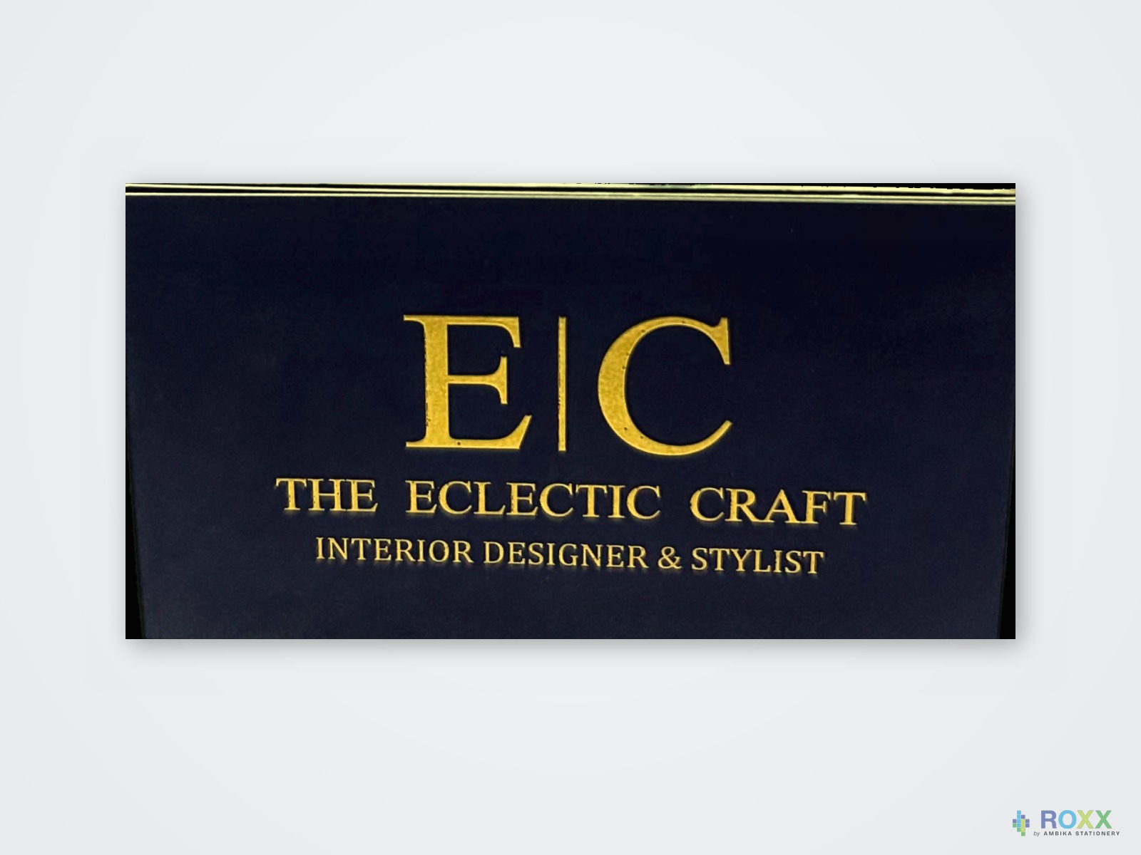 Interior Design Visiting Card — The Eclectic Craft